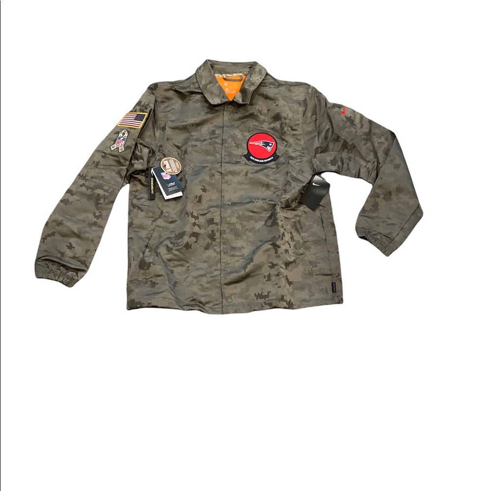New England Patriots Nike Men’s Salute‎ To Service Button Down Jacket